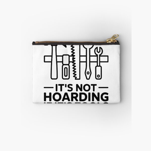 Item preview, Tool Wall Line Art – Handyman Woodwork Carpenter DIY “It’s Not Hoarding If It’s Tools designed and sold by WSPrintCrafter.