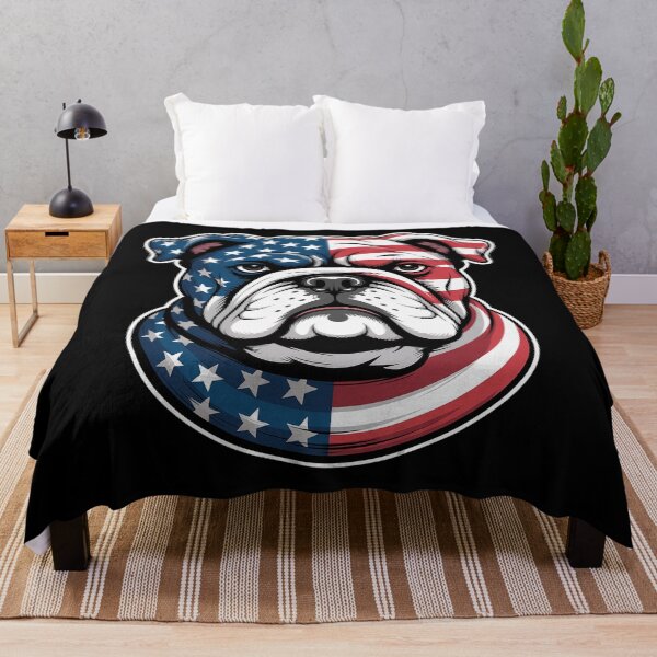 Item preview, American Bulldog Patriotic designed and sold by Elenasriveras.