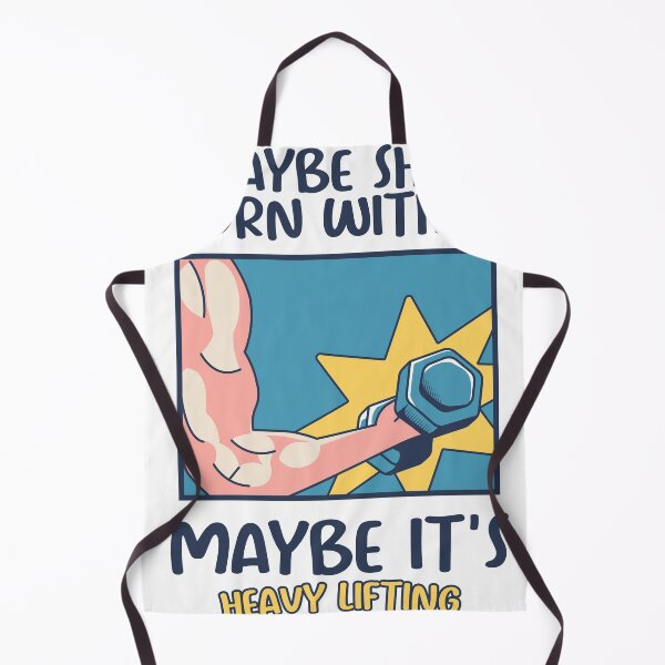 Item preview, Maybe She's Born With It Maybe It's Heavy Lifting - Funny Gym Quote designed and sold by JavaGraph.