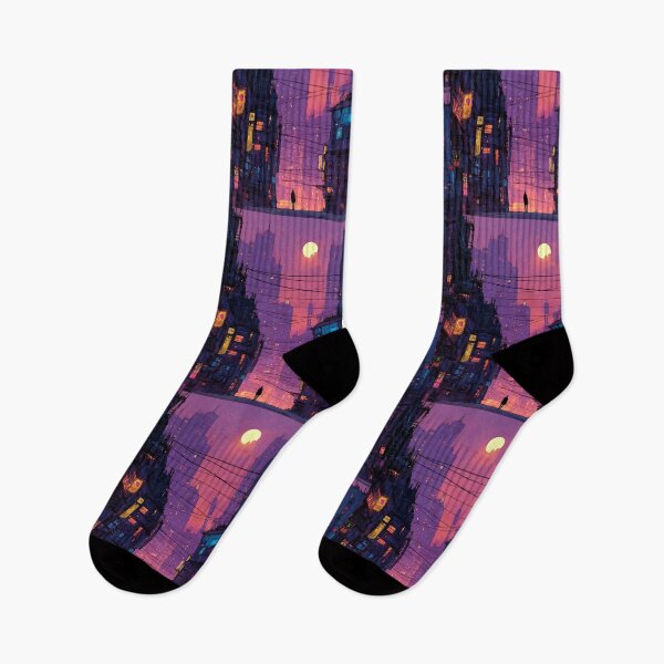 Item preview, Urban Cyberpunk Cityscape Sci-Fi Skyline designed and sold by bapupa.