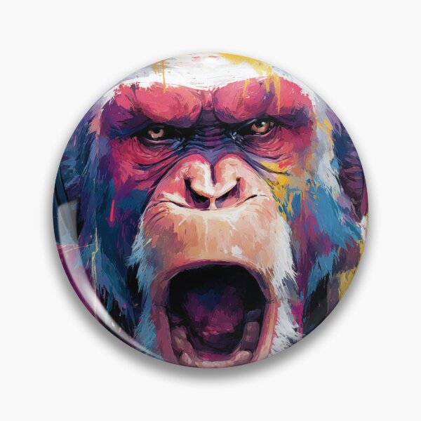 Item preview, Stylish Dj Monkey Ape Vibe With Colorful Headphones designed and sold by GrinGalore.