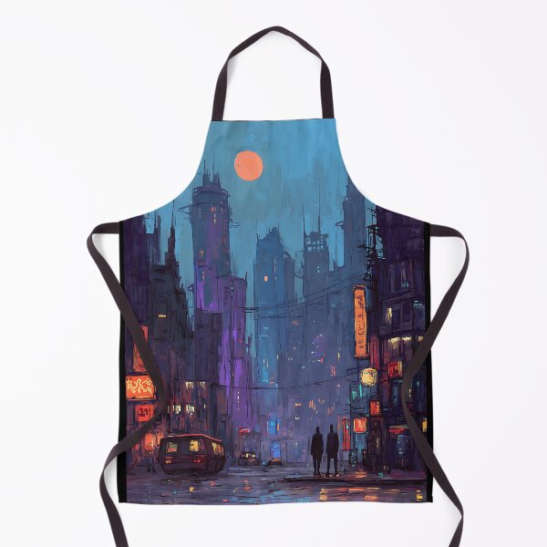 Item preview, Neon Cyberpunk Cityscape Synthwave Vibe designed and sold by bapupa.