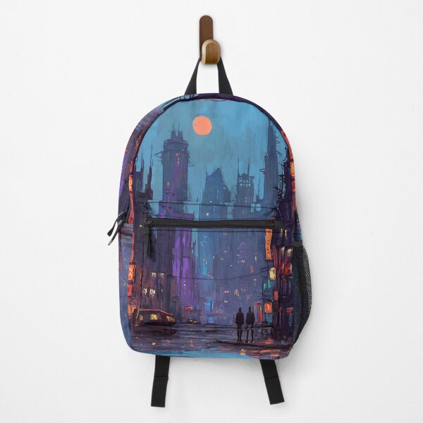 Item preview, Neon Cyberpunk Cityscape Synthwave Vibe designed and sold by bapupa.