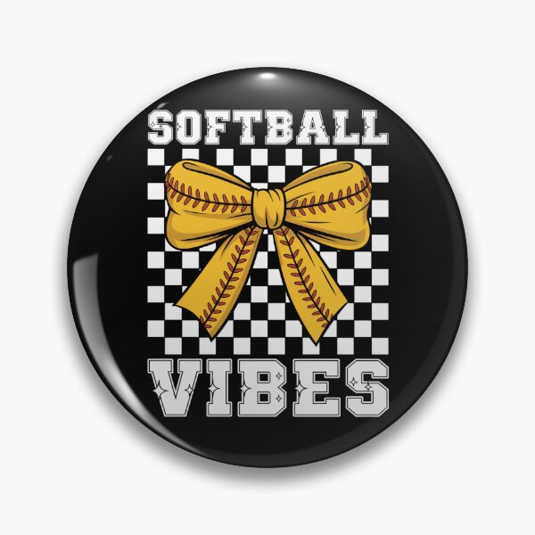 Item preview, Softball Vibes Coquette Bow Softball Game Day designed and sold by johnertullio.