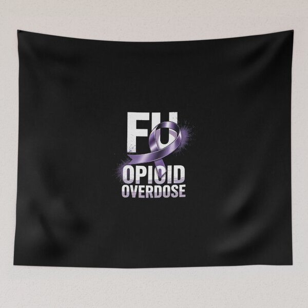 Item preview, Support Survivor - Fuck Opioid Overdose Awareness  designed and sold by SyntaxClaw.