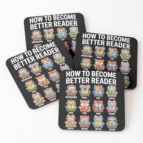 Item preview, Teacher How to Become a Better Reader Animals Reading  designed and sold by CombatTask.