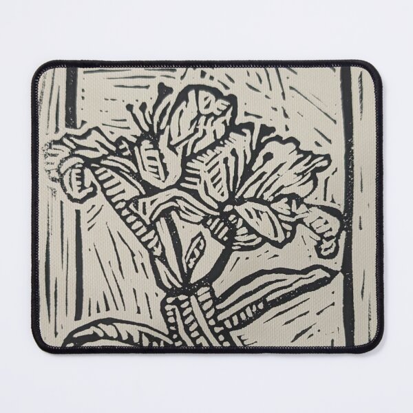 Item preview, Lily linocut Design designed and sold by the_langtry_art_logs.
