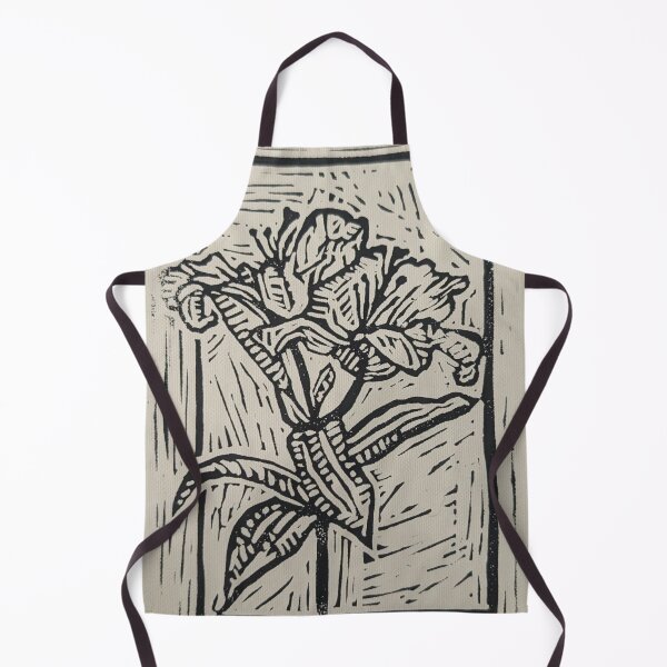 Item preview, Lily linocut Design designed and sold by the_langtry_art_logs.