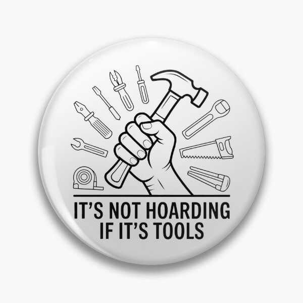 Item preview, One More Tool Line Art – Carpenter Handyman DIY Tools Lover Humor Design designed and sold by WSPrintCrafter.