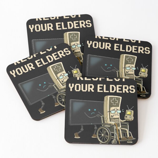 Item preview, Respect Your Elders Gaming Control Retro Funny Gamer designed and sold by FemmeForge.