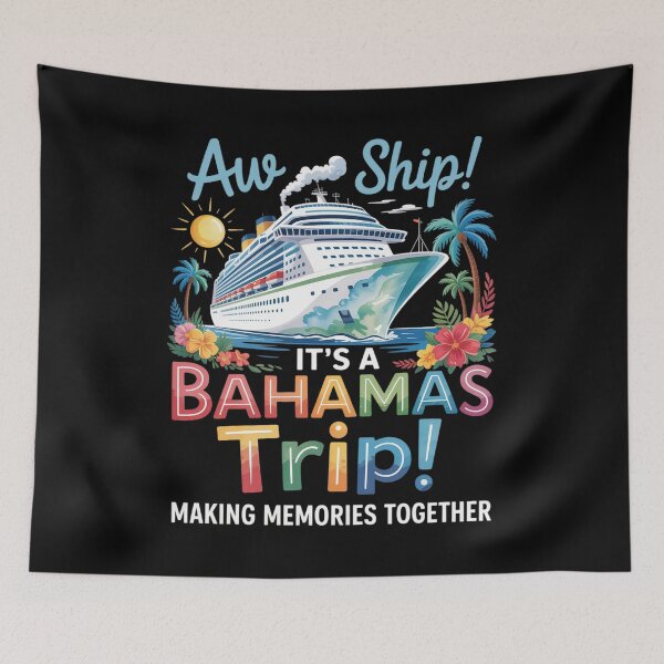Item preview, Aw Ship Its A Bahamas Trip 2026 Bahamas Cruise designed and sold by Elenasriveras.