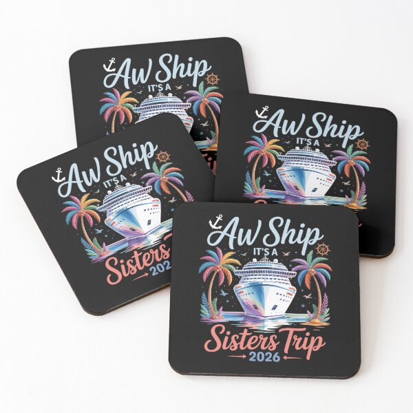 Item preview, Aw Ship It'S A Sisters Trip 2026 Vacation Matching Cruise  designed and sold by Elenasriveras.
