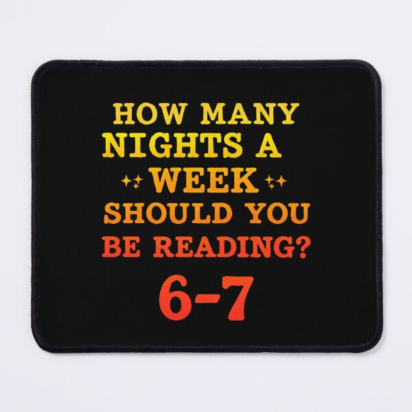 Item preview, How Many Nights A Week Should You Be Reading Funny Equation designed and sold by HumansStuck12.