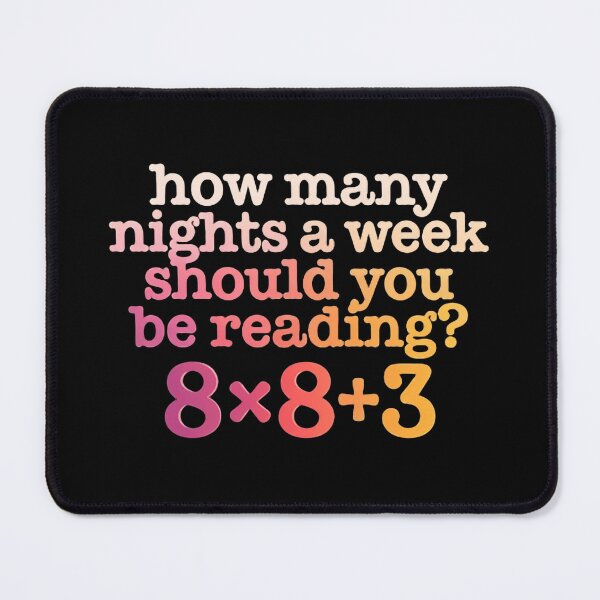 Item preview, How Many Nights A Week Should You Be Reading Learning Meme designed and sold by HumansStuck12.