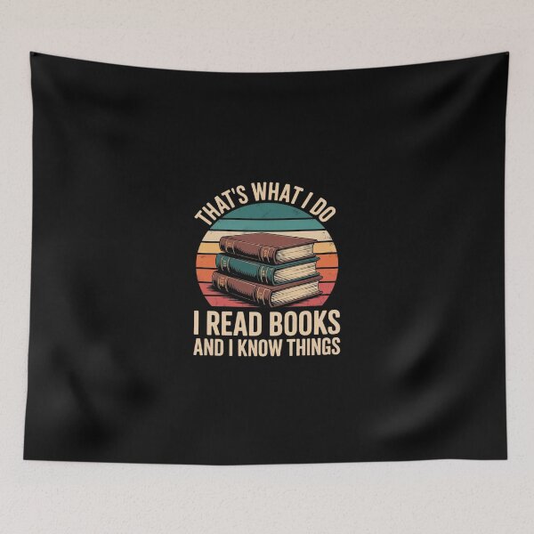Item preview, That's What I Do I Read Books And I Know Things Reading 3  designed and sold by SyntaxClaw.