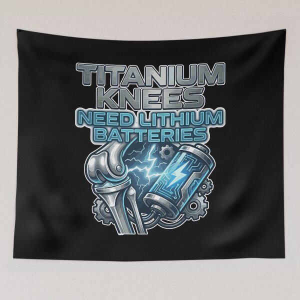 Item preview, Titanium Knees Need Lithium Batteries E-Mountain Bike designed and sold by Cedinho.