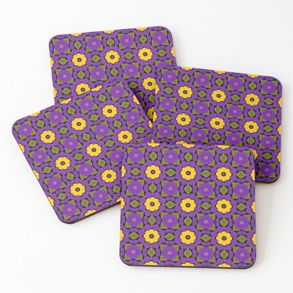 Item preview, Purple Bloom Mosaic Pattern designed and sold by joycrysstudio.