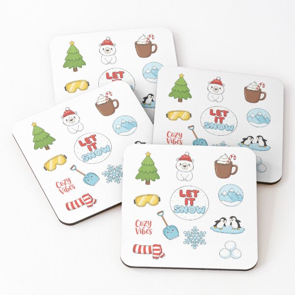 Item preview, Let It Snow Winter Clipart Set designed and sold by graphicnew.