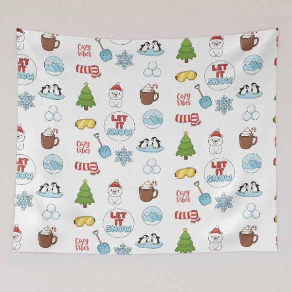 Item preview, Let It Snow Winter Clipart Set designed and sold by graphicnew.