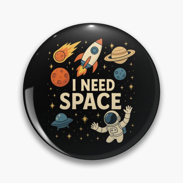 Item preview, I Need Space Cute Astronaut designed and sold by Mix Mood.