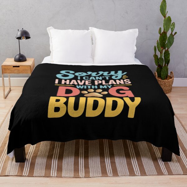 Item preview, Dog Name Buddy Personalised Busy With My Dog Buddy designed and sold by MythWoot.