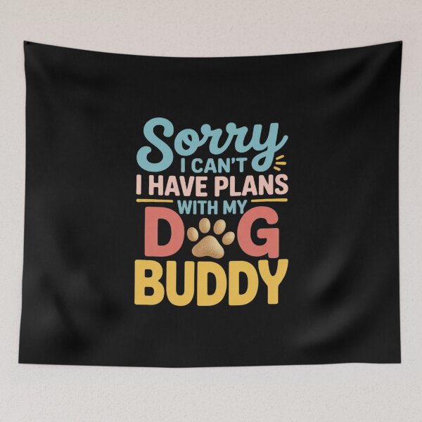 Item preview, Dog Name Buddy Personalised Busy With My Dog Buddy  designed and sold by MythWoot.