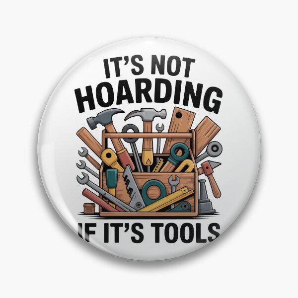 Item preview, Overfilled Toolbox Humor – Handyman Woodwork Carpenter DIY Tools Collector Design designed and sold by WSPrintCrafter.