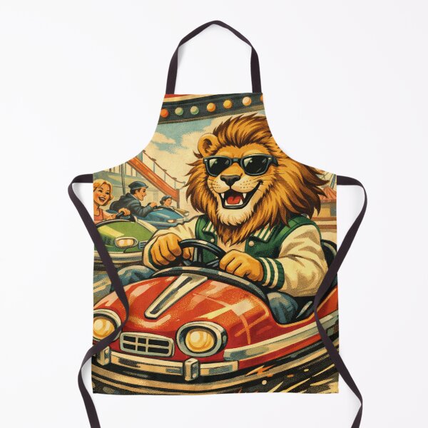 Item preview, Riding bumper cars, cool lion designed and sold by Mauswohn.