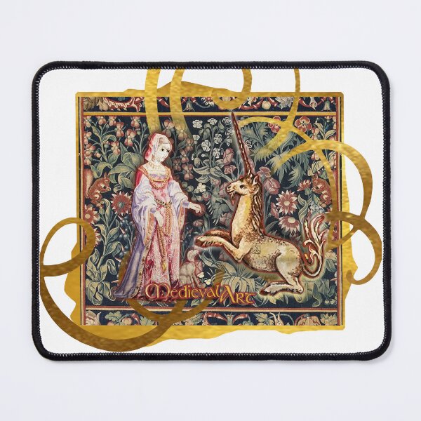 Item preview, Medieval Art - Lady, Dog and the Unicorn (by ACCI) designed and sold by VanyssaGraphics.