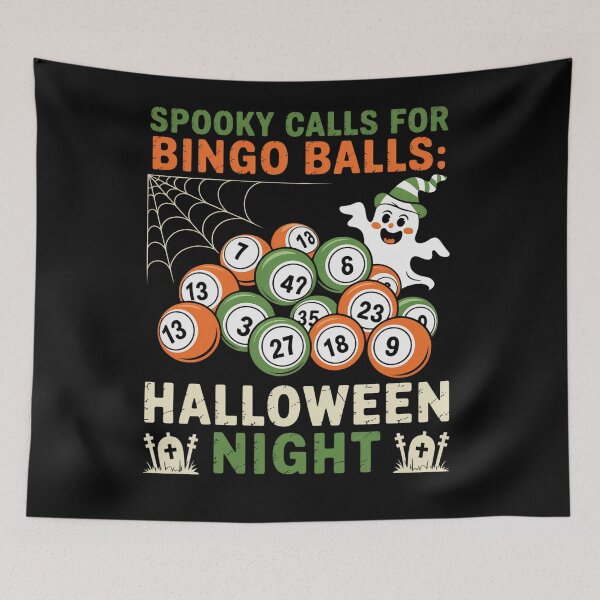Item preview, Bingo Halloween Trick Or Treat Bingo Player  designed and sold by RayhendersonArt.