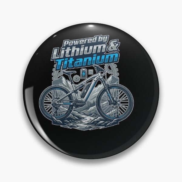 Item preview, Titanium Knees Lithium Batteries E-Bike Cycling Quote designed and sold by Cedinho.