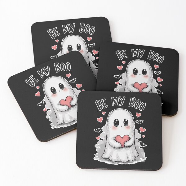 Item preview, Be My Boo – Cute Ghost Holding a Heart designed and sold by cr6zym1nd.