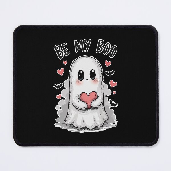 Item preview, Be My Boo – Cute Ghost Holding a Heart designed and sold by cr6zym1nd.
