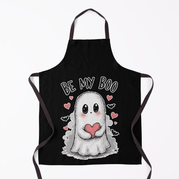 Item preview, Be My Boo – Cute Ghost Holding a Heart designed and sold by cr6zym1nd.