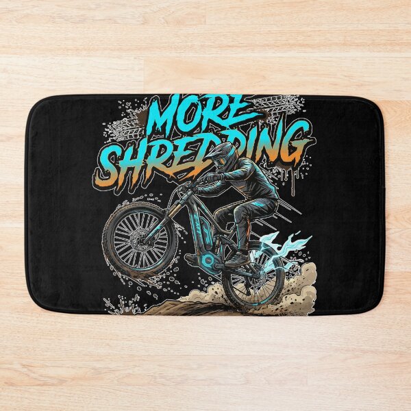 Item preview, Less Pedaling More Shredding E-MTB Electric Mountain Bike Rider designed and sold by Cedinho.