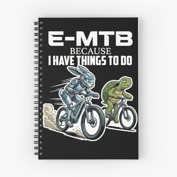 Item preview, Funny E-MTB Rabbit Turtle Race Electric Mountain Bike Humor designed and sold by Cedinho.