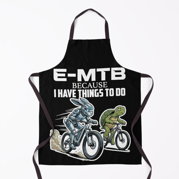 Item preview, Funny E-MTB Rabbit Turtle Race Electric Mountain Bike Humor designed and sold by Cedinho.