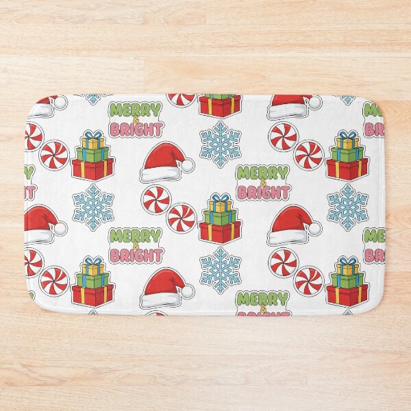 Item preview, Merry and Bright Christmas Clipart Set designed and sold by graphicnew.