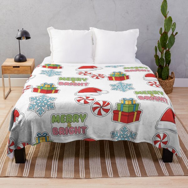 Item preview, Merry and Bright Christmas Clipart Set designed and sold by graphicnew.