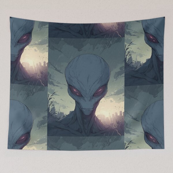 Item preview, Classic Grey Alien Roswell Mystery designed and sold by bapupa.