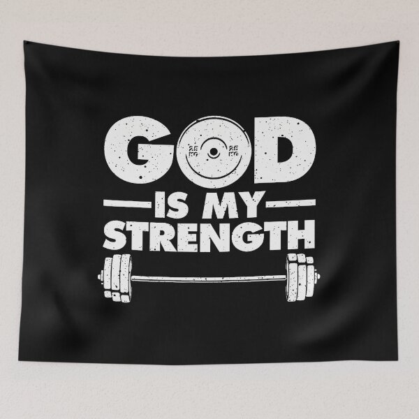 Item preview, God Is My Strength Workout designed and sold by poyinganianop.