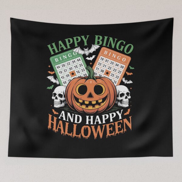 Item preview, Bingo Halloween Trick Or Treat Bingo Player designed and sold by RayhendersonArt.