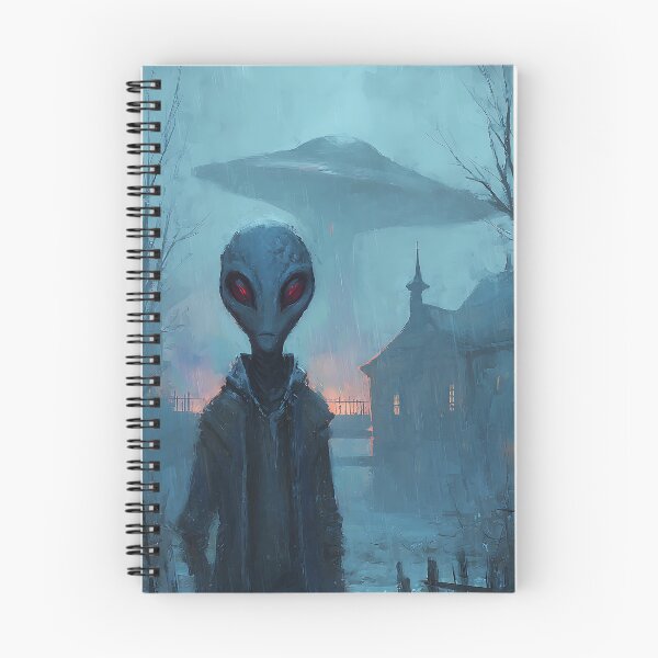 Item preview, Extraterrestrial Grey Alien Deep Space designed and sold by bapupa.