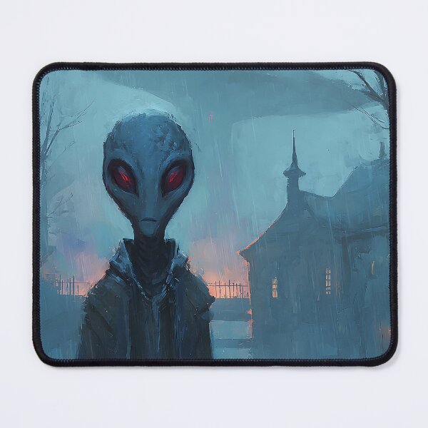 Item preview, Extraterrestrial Grey Alien Deep Space designed and sold by bapupa.