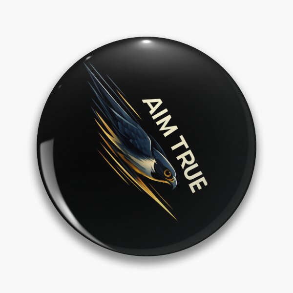 Item preview, AIM TRUE - Geometric Falcon Dive Illustration designed and sold by MKreative Studio.