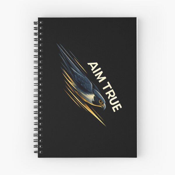 Item preview, AIM TRUE - Geometric Falcon Dive Illustration designed and sold by MKreative Studio.