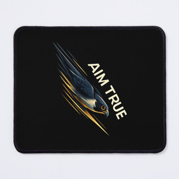 Item preview, AIM TRUE - Geometric Falcon Dive Illustration designed and sold by MKreative Studio.