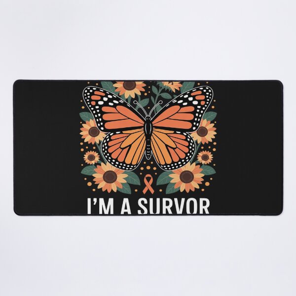 Item preview, Orange Butterfly Im A Survivor Kidney Cancer Awareness designed and sold by VladimiaPutin.