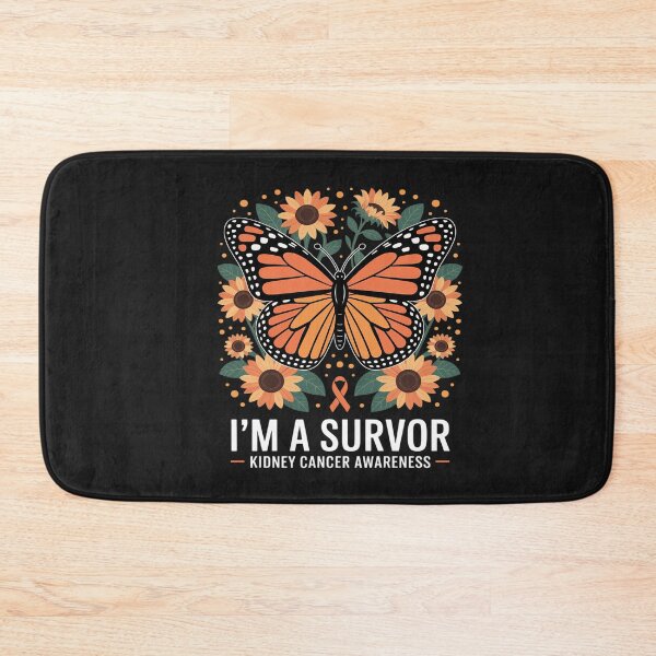 Item preview, Orange Butterfly Im A Survivor Kidney Cancer Awareness designed and sold by VladimiaPutin.