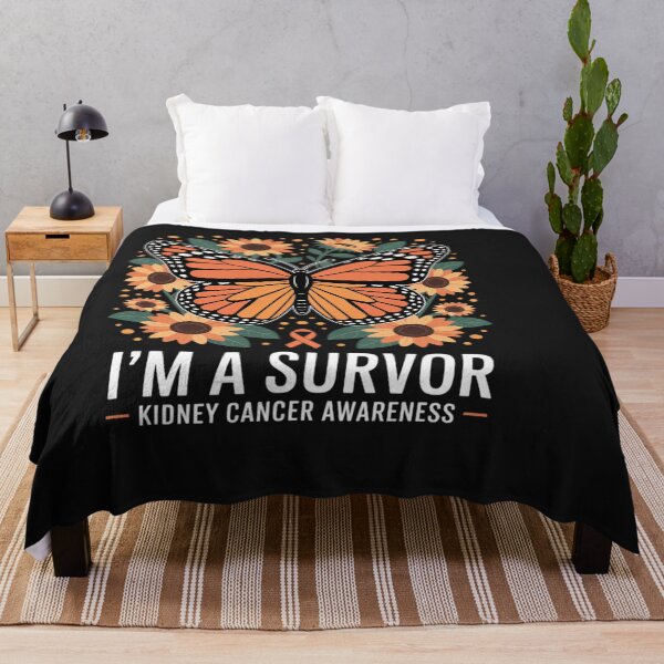 Item preview, Orange Butterfly Im A Survivor Kidney Cancer Awareness designed and sold by VladimiaPutin.